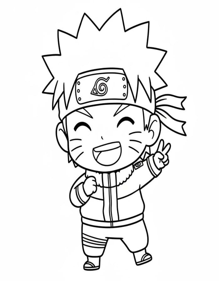 Chibi zdarma základní omalovánka