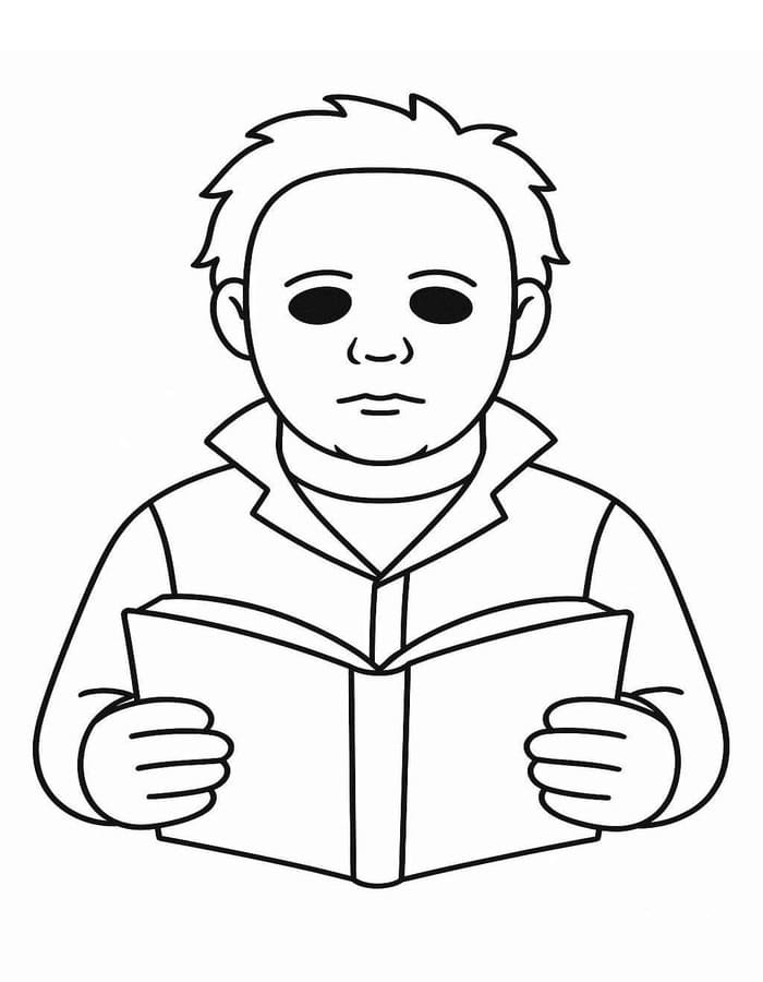 Michael Myers tisknutelné omalovánka