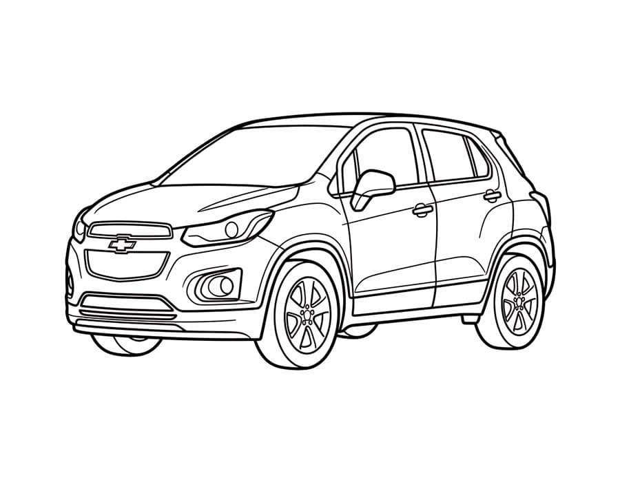 Nakreslete Chevrolet pro děti omalovánka