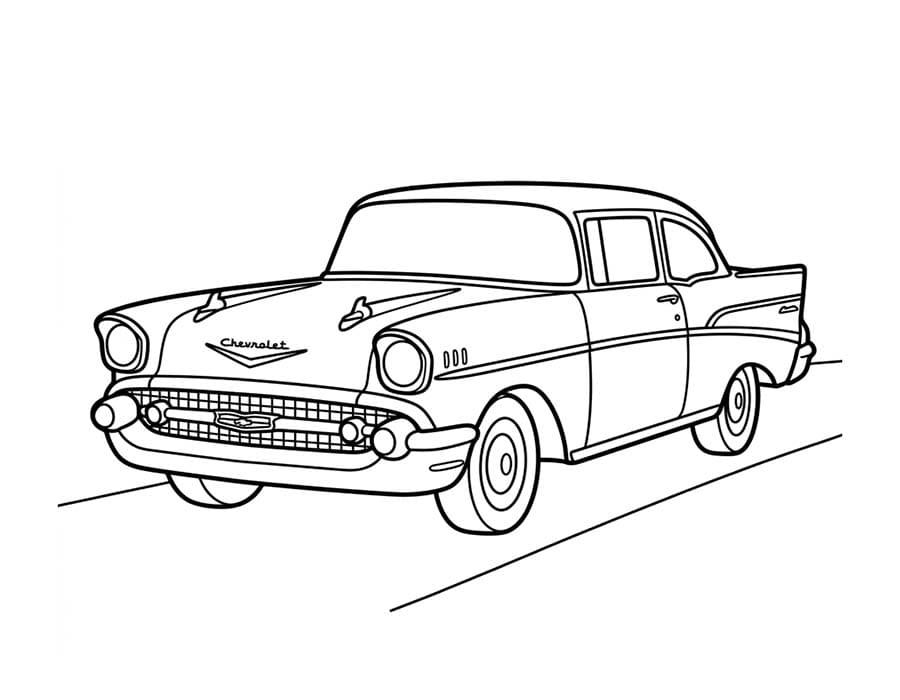 Nakreslete Chevrolet zdarma snadný omalovánka