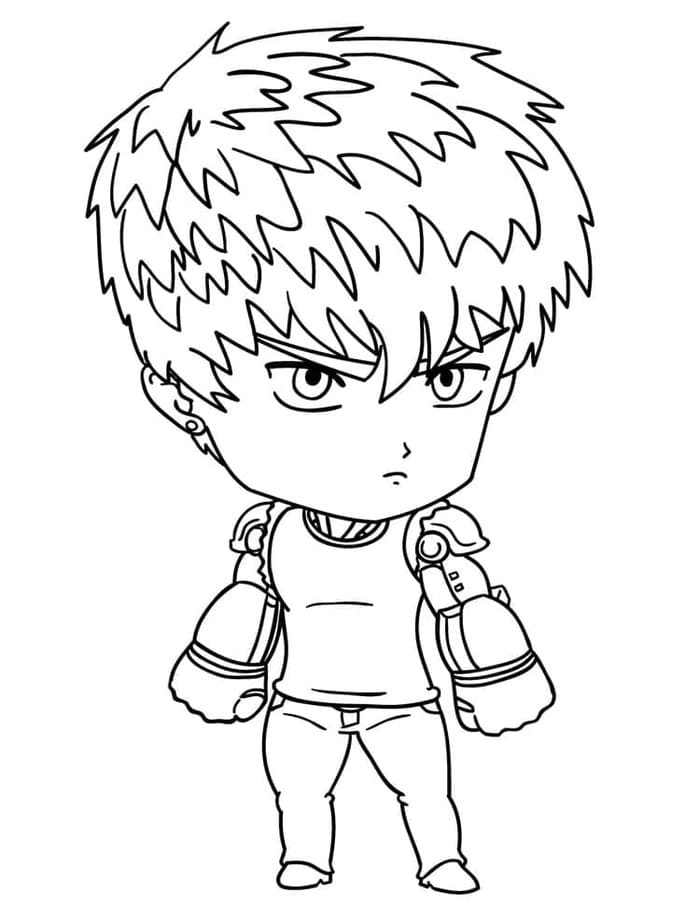 Nakreslete Chibi k vytisknutí omalovánka
