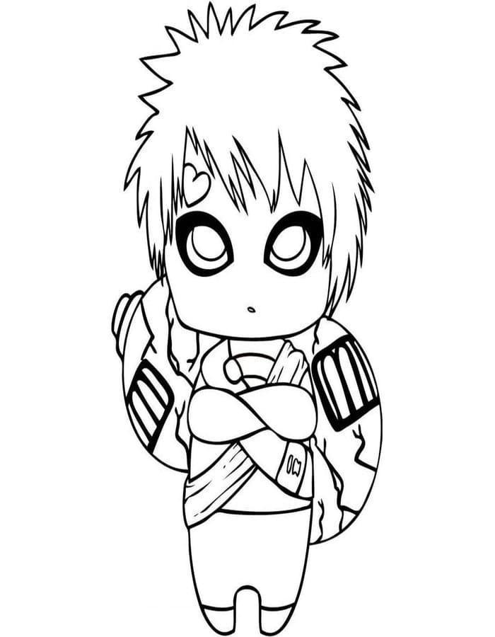 Nakreslete Chibi prostý omalovánka