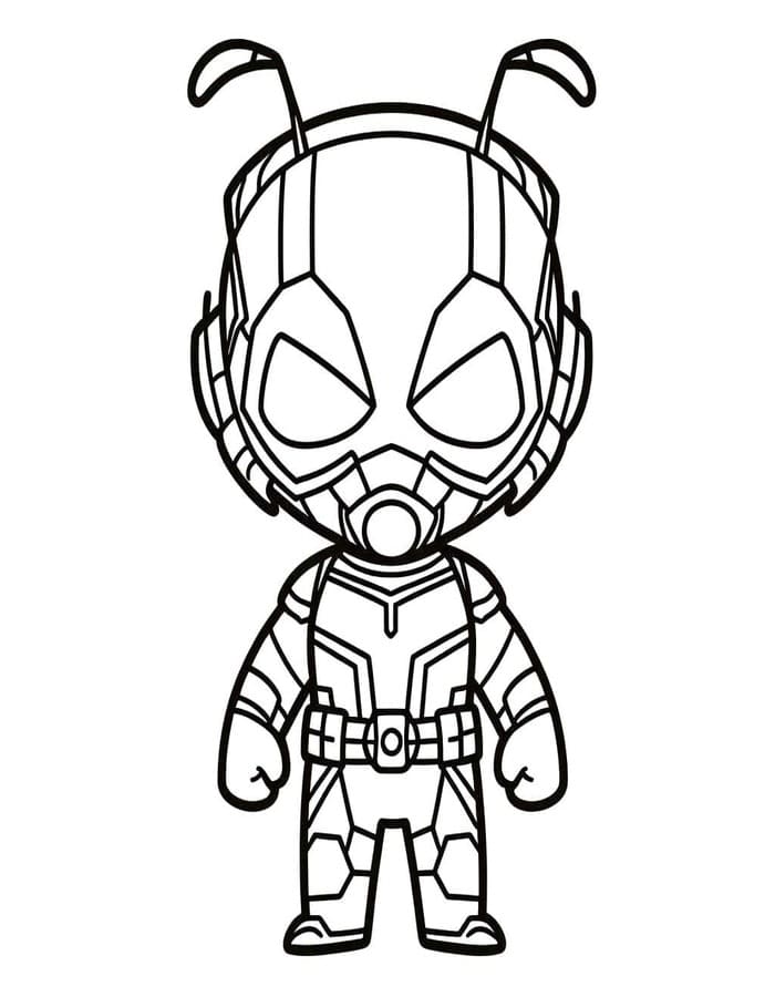 Nakreslete Chibi zdarma prostý omalovánka
