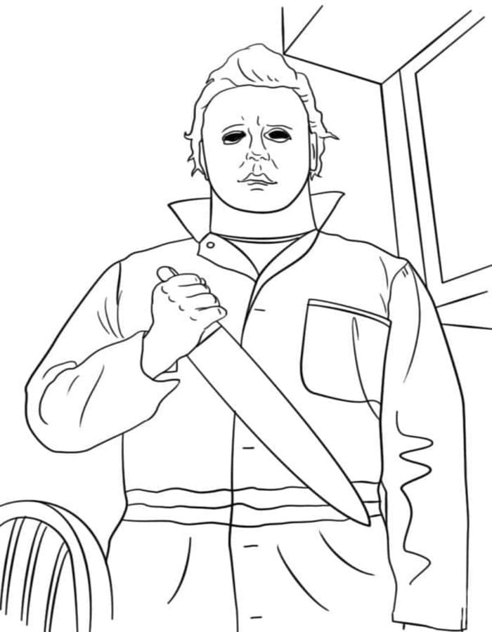 Michael Myers omalovánky