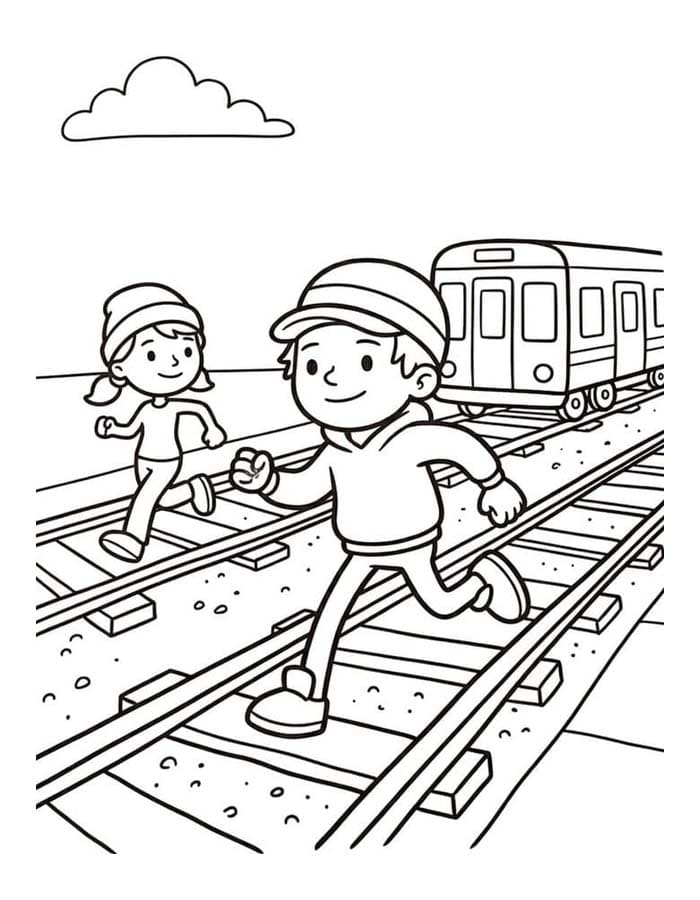Nakreslete Subway Surfers k vytisknutí zdarma omalovánka