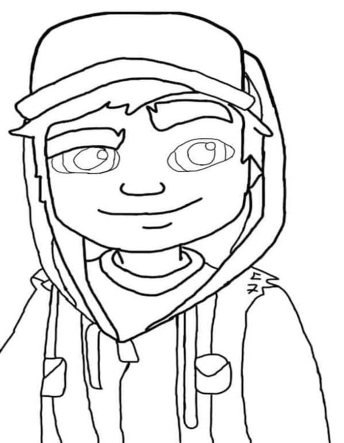 Nakreslete Subway Surfers pro děti omalovánka