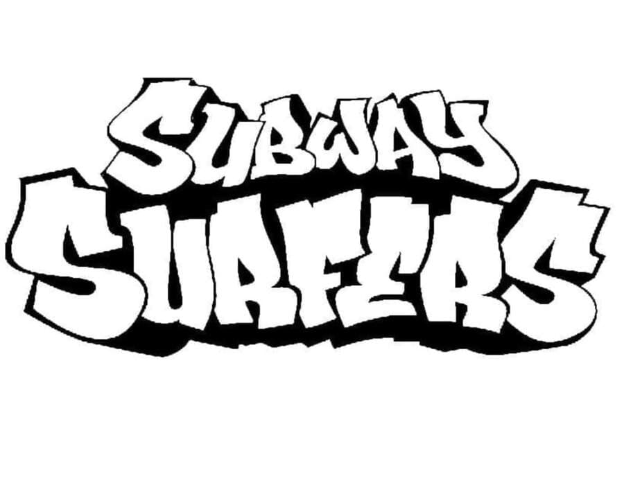 Nakreslete Subway Surfers tisknutelné omalovánka