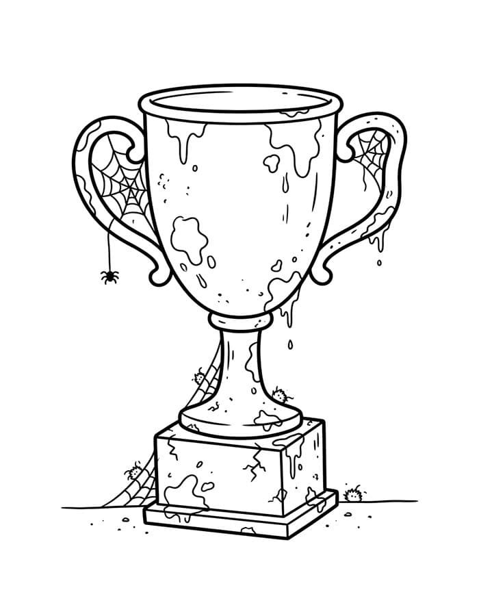Nakreslete Trofej k vytisknutí zdarma omalovánka