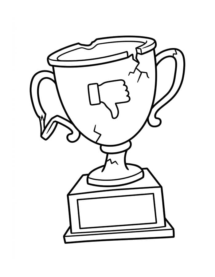 Nakreslete Trofej zdarma základní omalovánka
