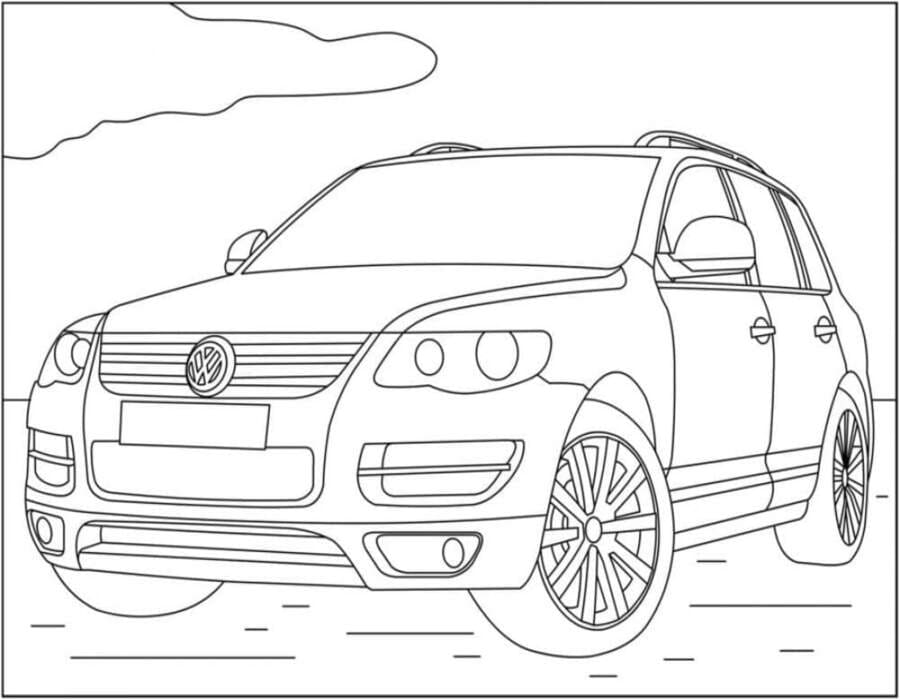 Omalovánka Nakreslete Volkswagen základní