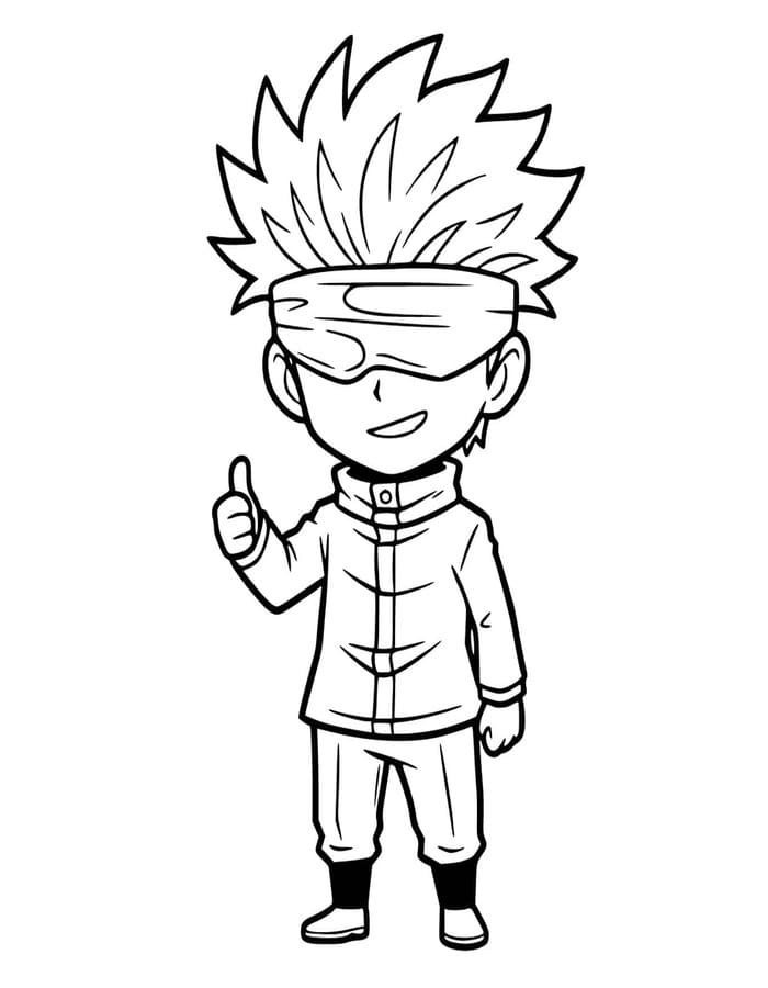 Obraz Chibi tisknutelné omalovánka