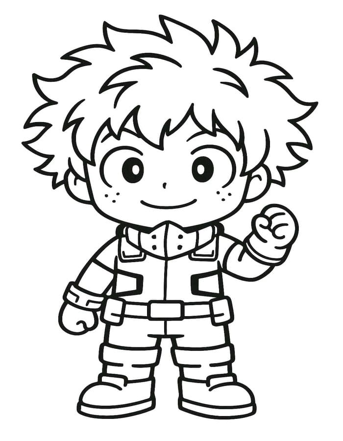 Obraz Chibi zdarma omalovánka