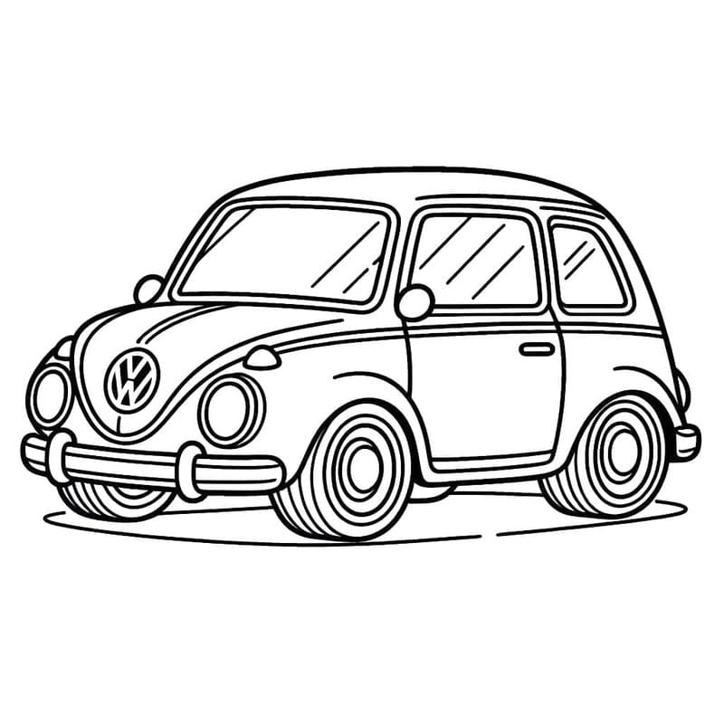 Omalovánka Volkswagen pro děti